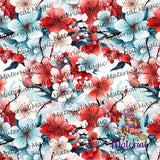 Watercolour Japanese Cherry Blossoms