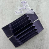 DEEP PURPLE - 10 Card Slot Accordion Wallet Insert