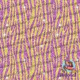Glitter Zebra Purple Gold