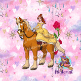 Pony Belle Pink Clouds Panel