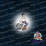 Prince Eric Navy Panel