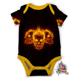 Flaming Skulls Panel