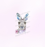 Floral Friends Roo White Panel