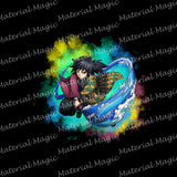 Demon Giyu Black Panel