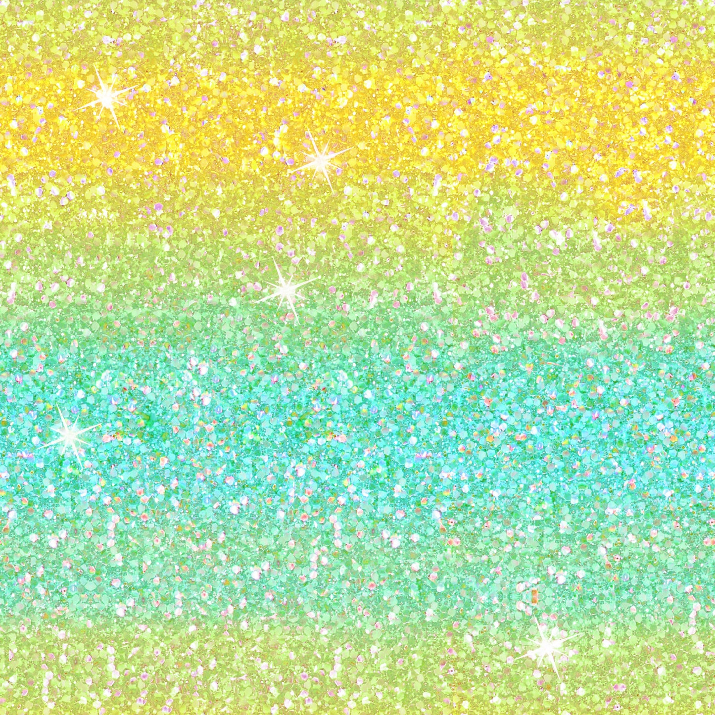 Glitter Ombre Yellow Green