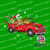Grinch Green Car Panel