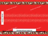 Tinsel Border Red