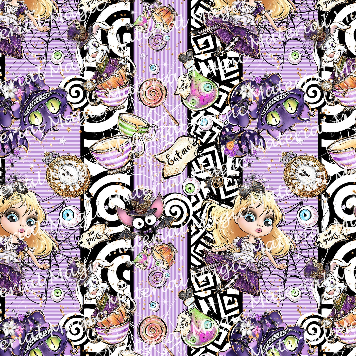 R82 Halloween Alice Geo Stripes PREORDER