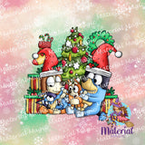 Heeler Crew Festive Panel