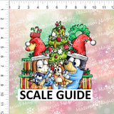 Heeler Crew Festive Panel