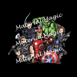 Marvel Squad Black Panel