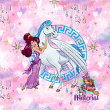 Pony Meg Pink Clouds Panel