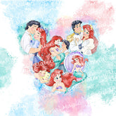 Mermaid Watercolour Panel