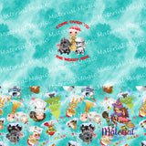 Merry Side Aqua Nappy/Undie Panel