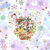 Mice Xmas Rainbow Panel