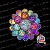 Pony Glass Celestia (Aqua) Panel