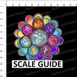 Pony Glass Celestia (Aqua) Panel