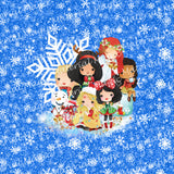 Princess Sparkle Light Blue Panel