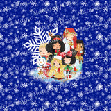 Princess Sparkle Navy Panel