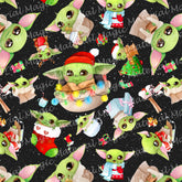 Space Baby Xmas Black