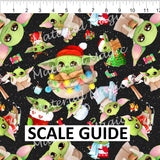 Space Baby Xmas Black