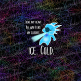 Squiggles Ice Cold Black Panel