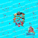 Super Boys Squad Aqua Panel