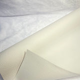 Litchi Textured Vinyl 1. White