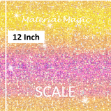 Glitter Ombre Yellow and Pink