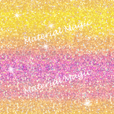 Glitter Ombre Yellow and Pink
