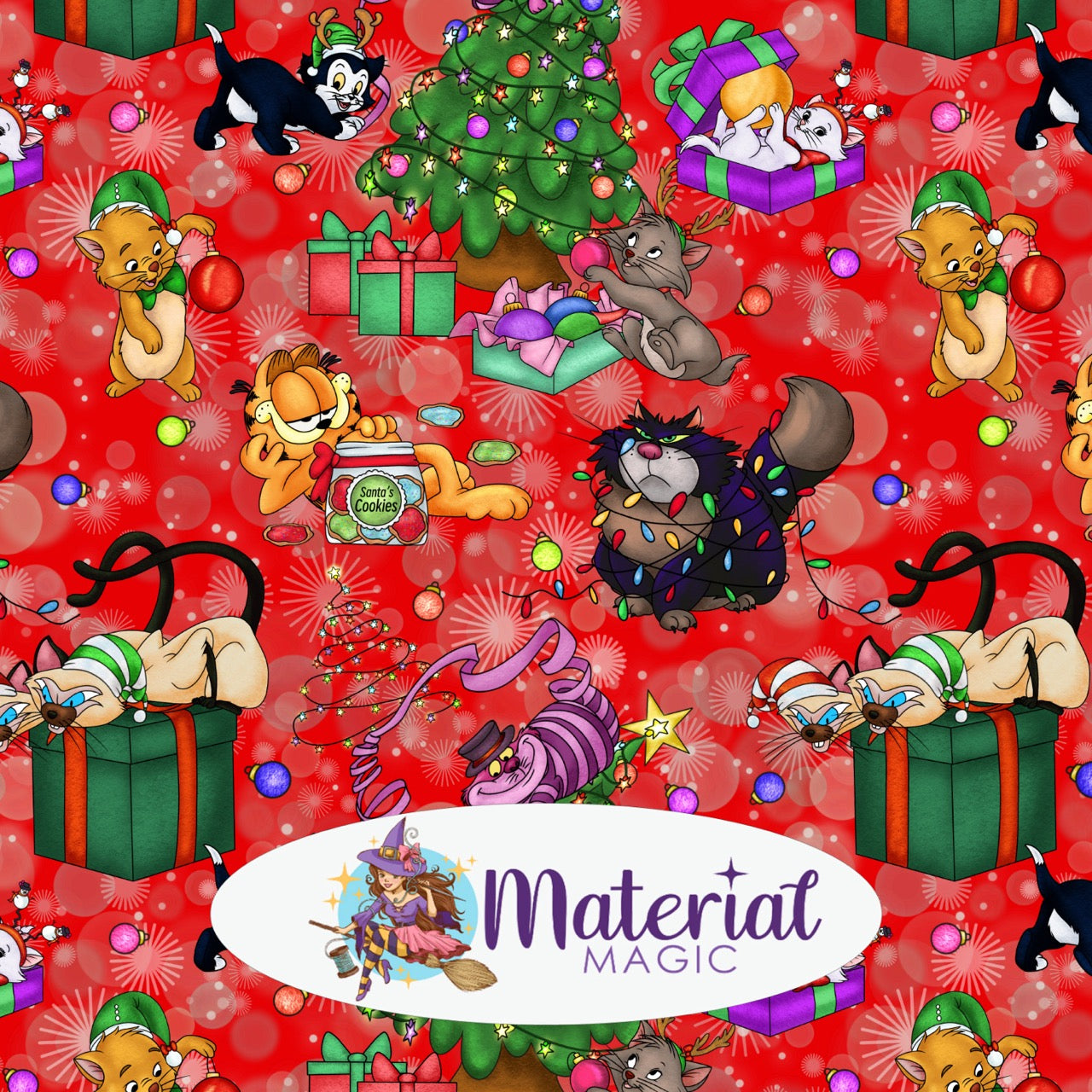 Cats Christmas Collection Main 1 Red