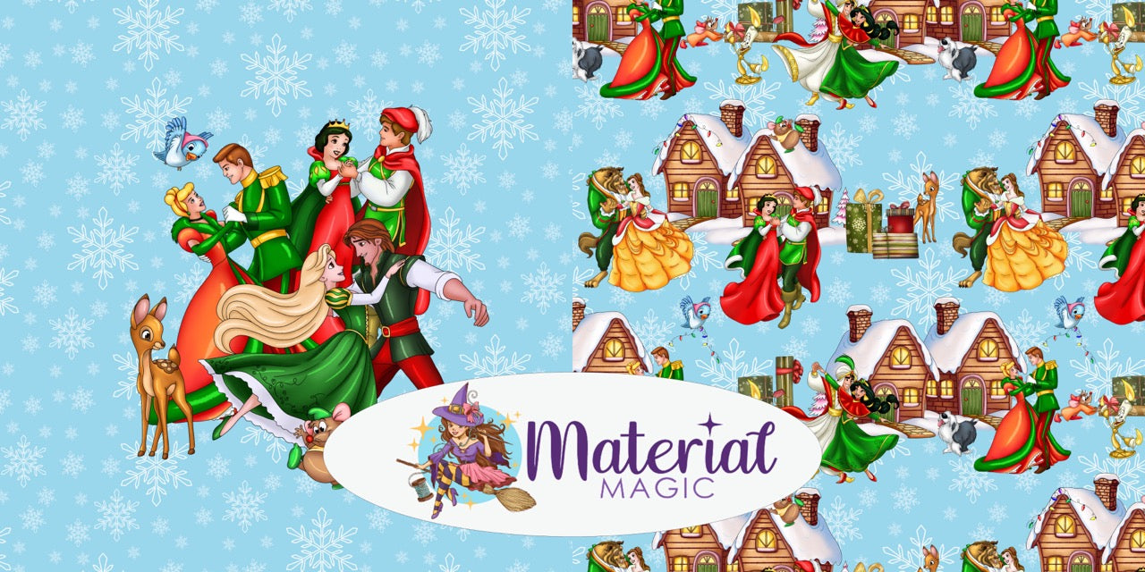 R82 Christmas Couples Panel 2 CHILD PANEL BLANKET PREORDER