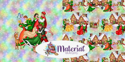 R82 Christmas Couples Panel 2 CHILD PANEL BLANKET PREORDER