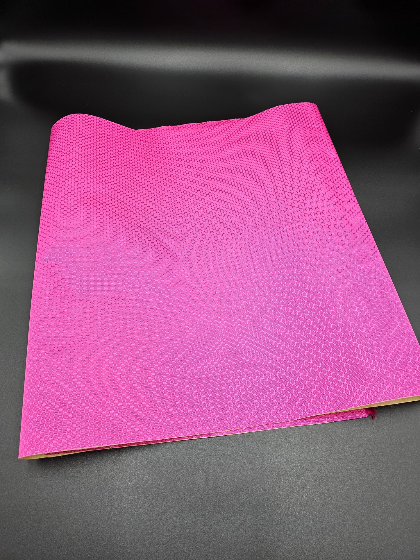 Barbie Pink Adhesive Hex Polyester Ripstop 420D HALF Yard