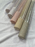 Diamond Textured Cream 14. Silver Vinyl