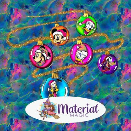 R82 Fab 5 Festive Baubles Panel PREORDER