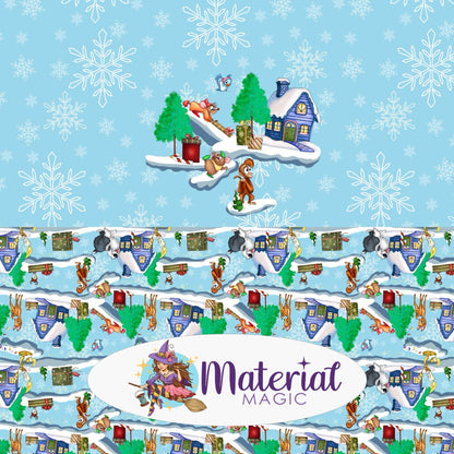 R82 Christmas Couples Panel 6 Nappy/Undie Panel PREORDER