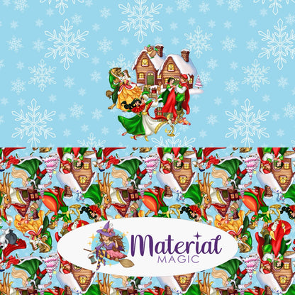 R82 Christmas Couples Panel 4 Nappy/Undie Panel PREORDER