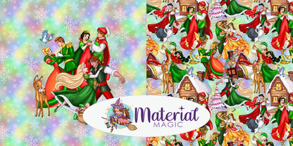 R82 Christmas Couples Panel 2 CHILD PANEL BLANKET PREORDER