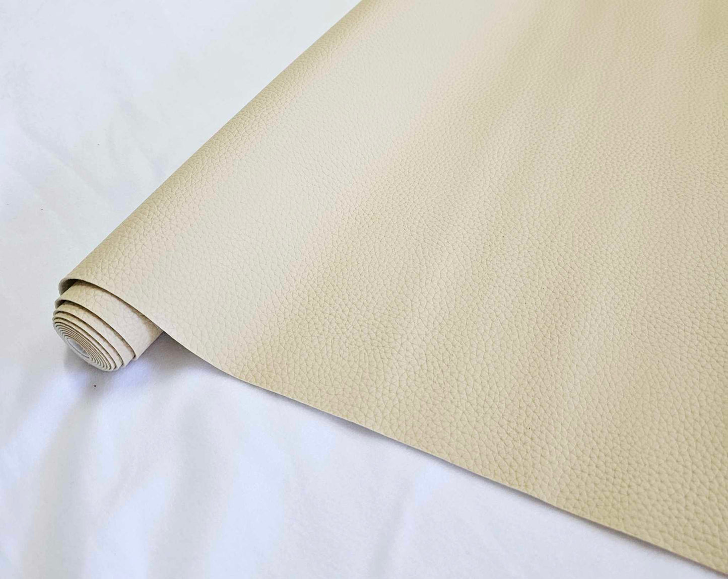 Litchi Textured Vinyl 5. Beige