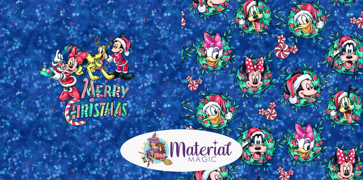 R82 AMU Merry Christmas Coord 1 CHILD PANEL BLANKET