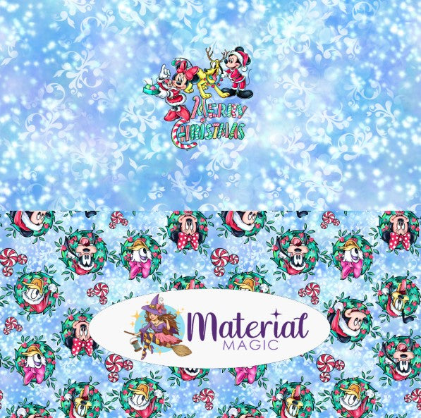 R82 AMU Merry Christmas Coord 1 Nappy/Undie Panel PREORDER