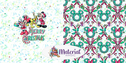 R82 AMU Merry Christmas Coord 2 CHILD PANEL BLANKET