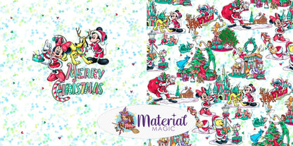 R82 AMU Merry Christmas Main 2 CHILD PANEL BLANKET