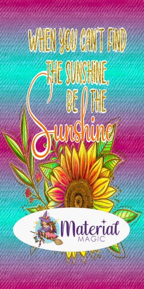 Sunflowers Bright 'Be The Sunshine' Blanket Topper PREORDER