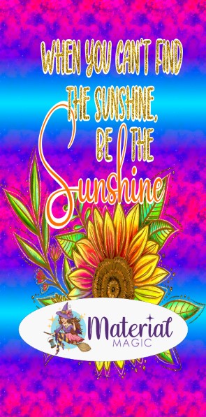 Sunflowers Bright 'Be The Sunshine' Blanket Topper PREORDER