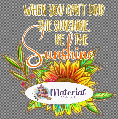 Sunflowers Bright 'Be The Sunshine Full Blender Project Panel PREORDER