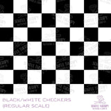 PRESALE: BLACK & WHITE CHEKCERS- SewSquish Cloud