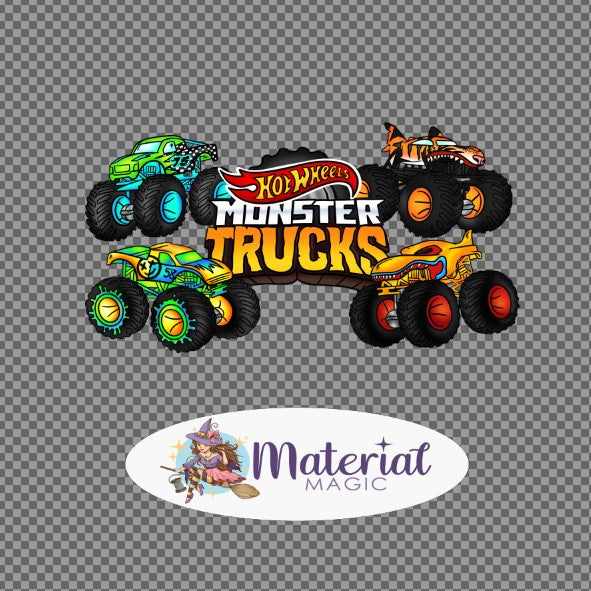 R81 Monster Trucks Collection CHILD PANEL BLANKET