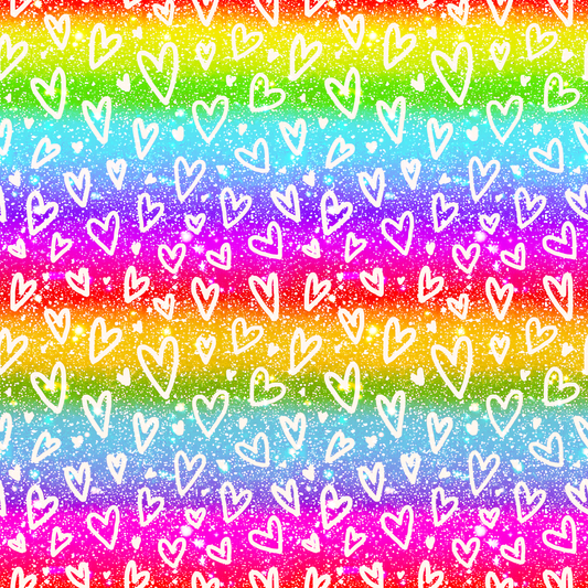 Rainbow Hearts